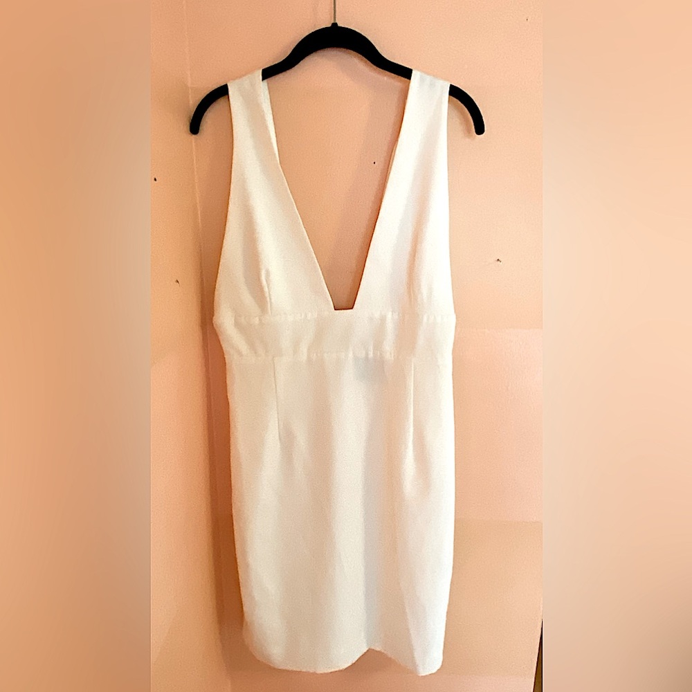 Solace London Kokomo Mini Dress in cream US 8 UK 12. Worn once.